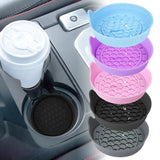 2PCS Car Cup Coaster, Waterproof Non-Slip Sift-Proof Spill Saucer Car Interior Accessories