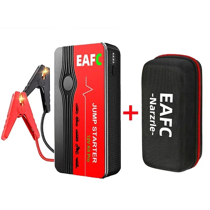 Car Jump Starter Battery Charger Portable 12V 600A Engine Starting Device Petrol Diesel Emergency Booster with LED Lighting