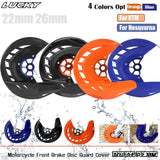 22mm 26mm Front Brake Disc Guard For KTM Husqvarna 125-400 450 530 SX SXF XC XCF EXC EXCF TC FC Motorcycle Brake Cover 2015-2022