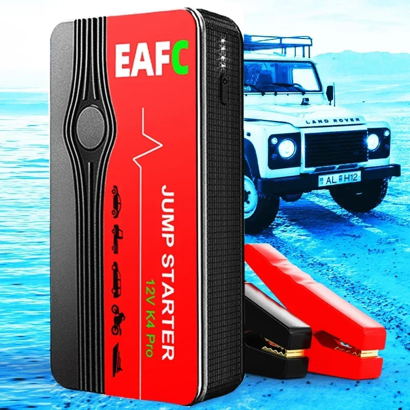 Car Jump Starter Battery Charger Portable 12V 600A Engine Starting Device Petrol Diesel Emergency Booster with LED Lighting