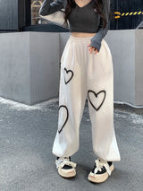 Y2K Style Women Cargo Pants Loose Low Waist Sweatpants Hip Hop Oversize Pants Harajuku Fashion Vintage Casual Wide Leg Trousers