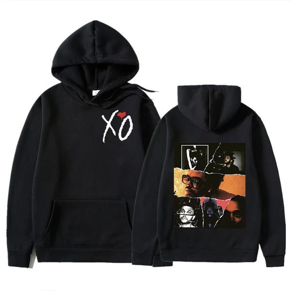 Retro The Weeknd Graphic Hoody After Hours Til Dawn Print Oversized Sweatshirt Men Women Hip Hop Rock Hoodies Gothic Streetwear