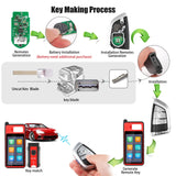 AUTEL IKEYBW003/4AL HD004/05BL NS004/05AL HY003/04AL AT003BL/04CL Universal Remote Smart Key for MaxiIM KM100 IM508 Programmer