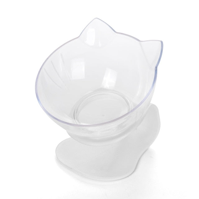 Pet Double Cat Bowl With Raised Stand