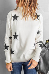 Star Print Sweater